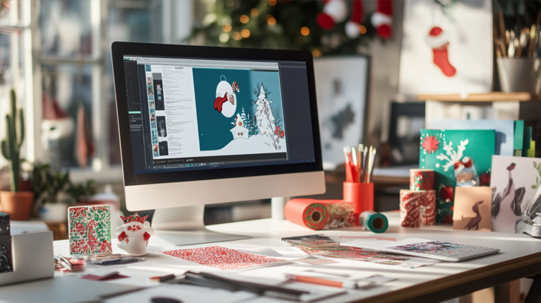 custom holiday packaging design