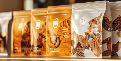Printed mylar bags coffee
