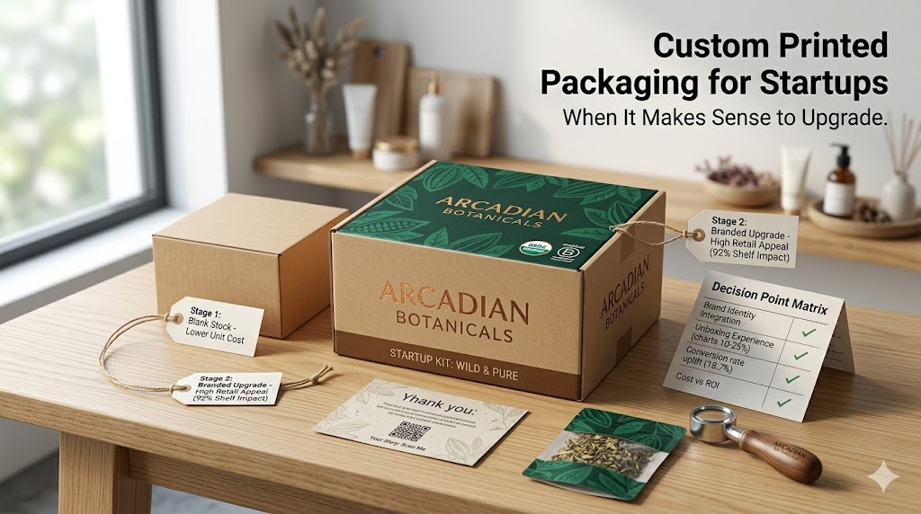 Custom Printed Packaging for Startups: When It Makes Sense to Upgrade